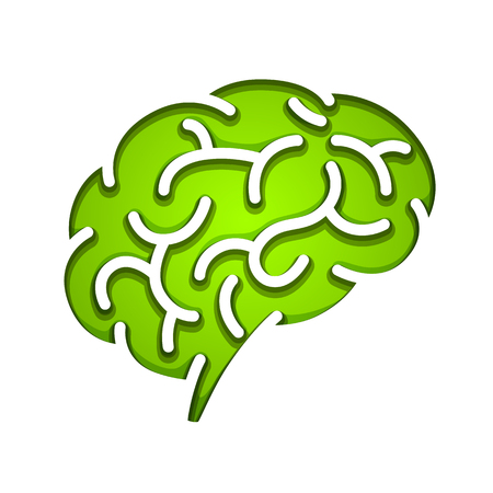 75490350-silhouette-of-the-brain-green